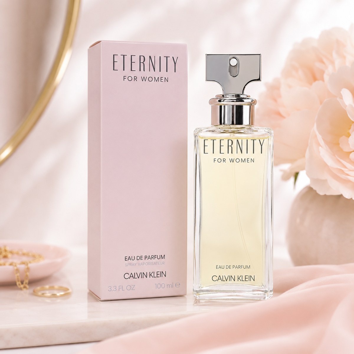 Calvin Klein Eternity for Women Eau de Parfum – 3.3 oz / 100ml