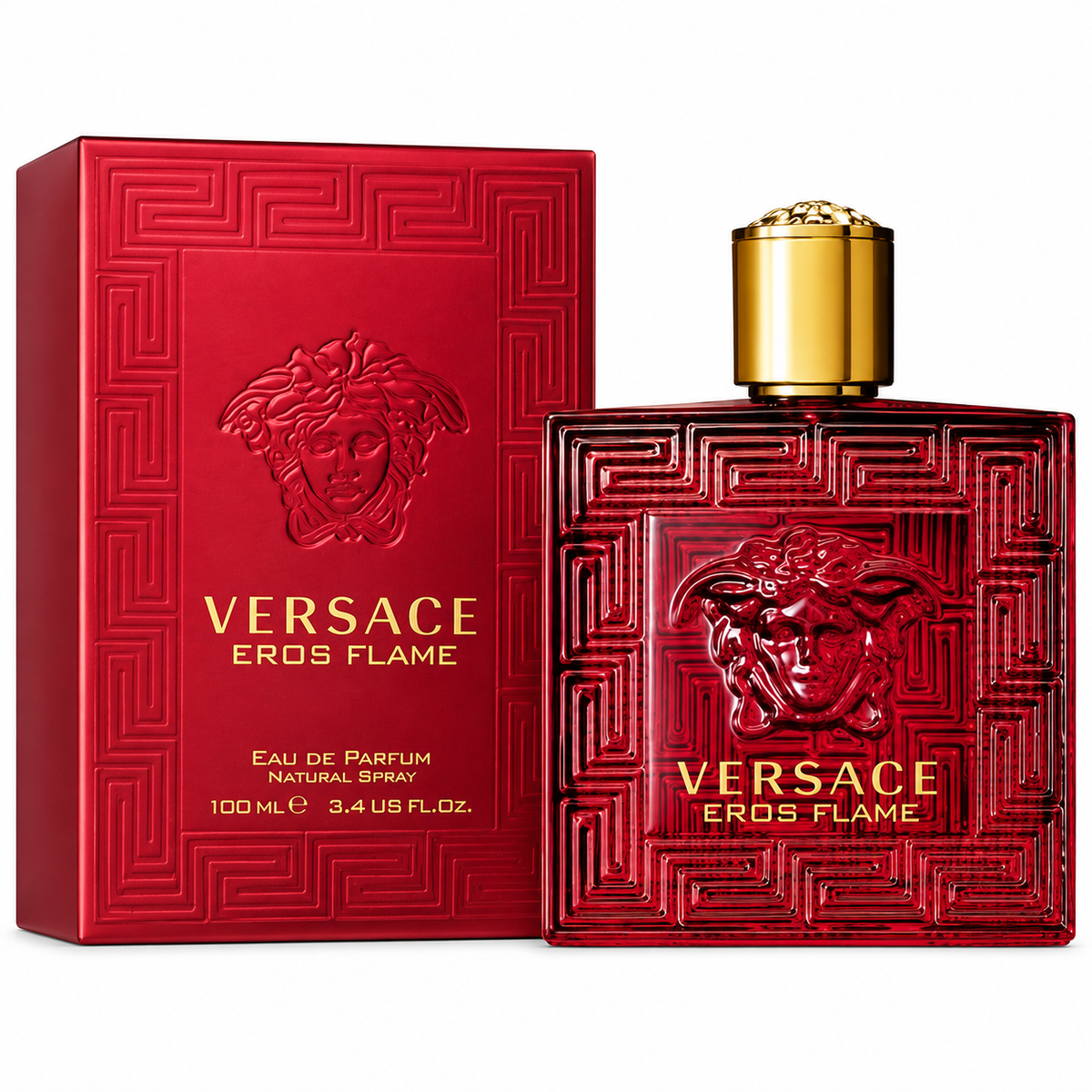 Versace Eros Flame Eau de Parfum for Men – 3.4 oz / 100ml