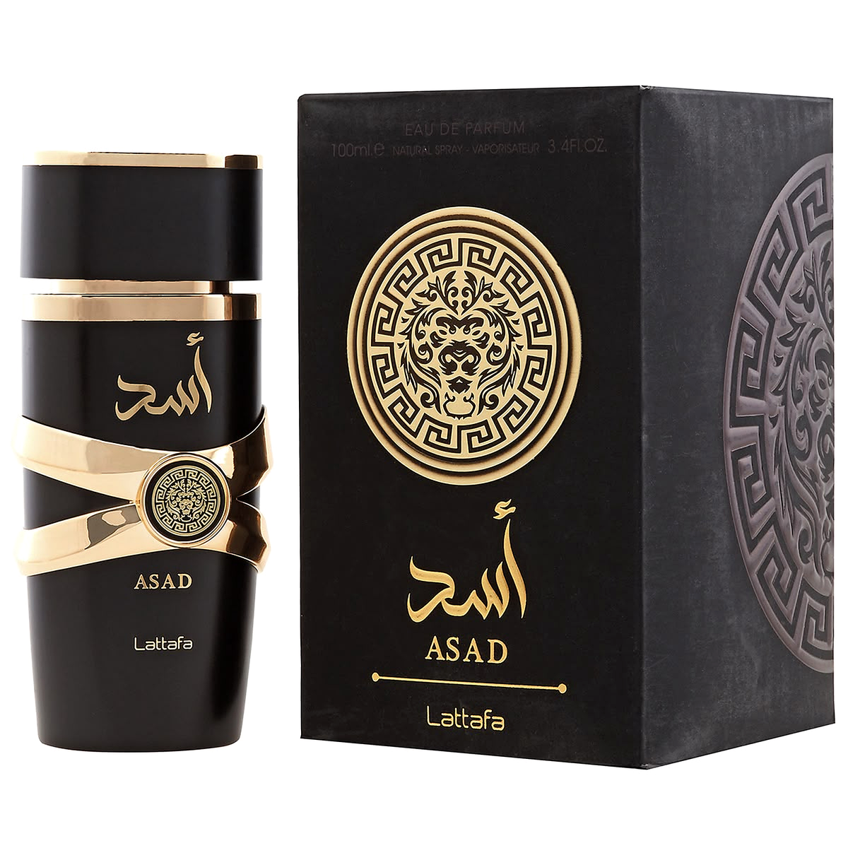Lattafa Asad Eau de Parfum for Men – 3.4 oz / 100ml